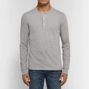 J.Crew Men's Gray Henley Long Sleeve